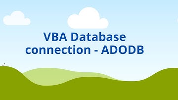 Connect to SQL Server using ADO in VBA | VBA tutorial