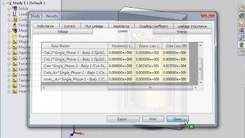 Motor and Transformer software, EMS: Transformers and Core Loss