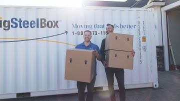 Storage in Between Homes When Moving - BigSteelBox