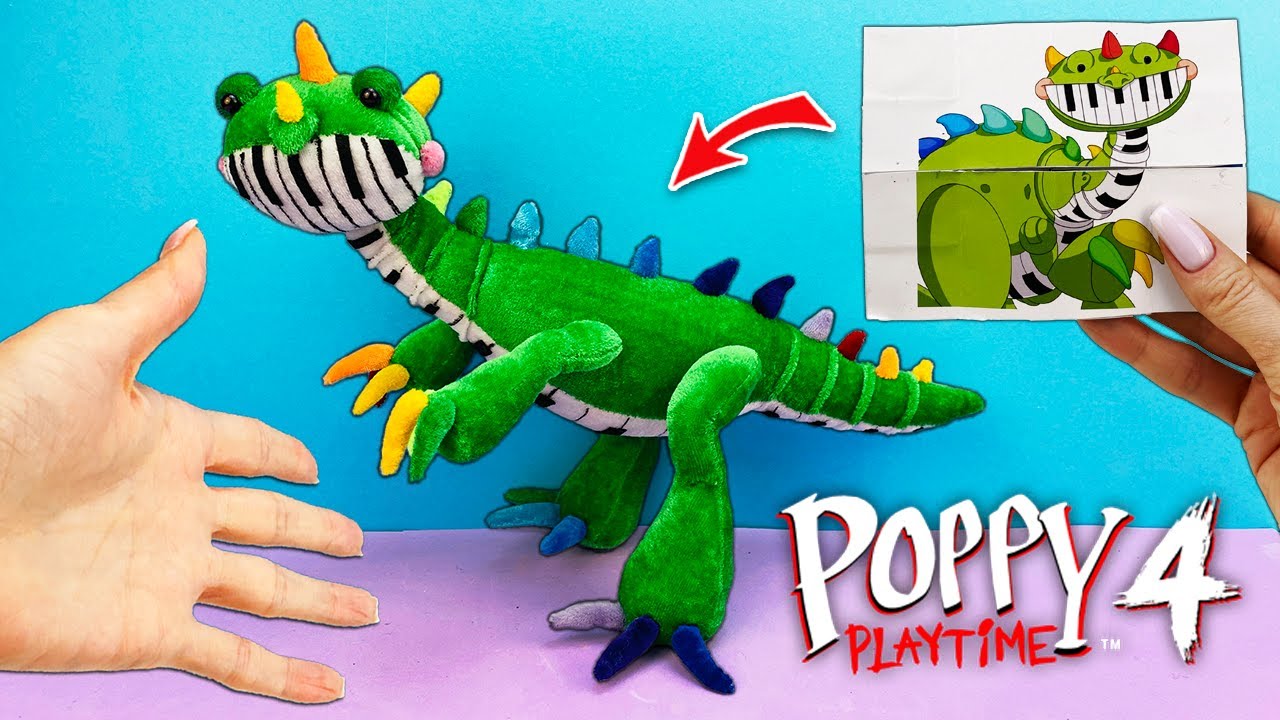 DIY Making PIANOSAURUS plush Toy Poppy Playtime Chapter 4! How To Make   Cool Crafts