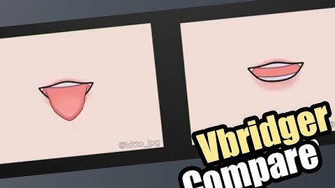 Live2D vbridger mouth comparison