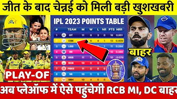 IPL 2023 Points Table | CSK की जीत के बाद Points Table में हुए ख़तरनाक बदलाव, RCB MI DC सदमे में ipl