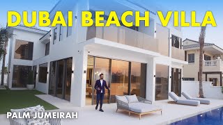 INSIDE A BEACH HOUSE AT PALM JUMEIRAH, DUBAI | PROPERTY TOUR VLOG #89
