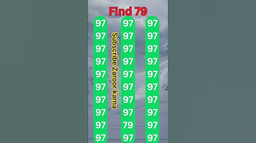 Find 79 #sehar #gk #puzzle #youtubeshorts #shortsfeed #shorts #paheli #viral #hungergamestiktok