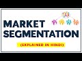 MARKET SEGMENTATION IN HINDI | Concept, Bases/Types/Forms with Examples | STP | Marketing Management