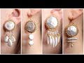 Faux Pearl Earrings ? Hard To Believe !!!Polymer Clay  & Beading Tutorial