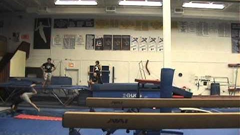 Handspring Double Front Training (just need to find the floor)