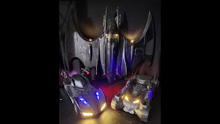 Batman Spin Master Batwing and Batmobile