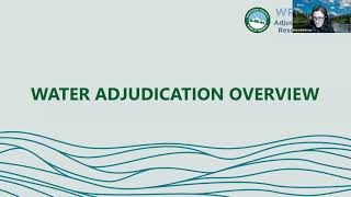 Whatcom County Public Works/Aspect Consulting Water Adjudication Workshop, Spring 2025