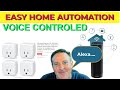 🔴Home Automation -  EASY &amp; AFFORDABLE Amazon Alex voice control for $5 a device