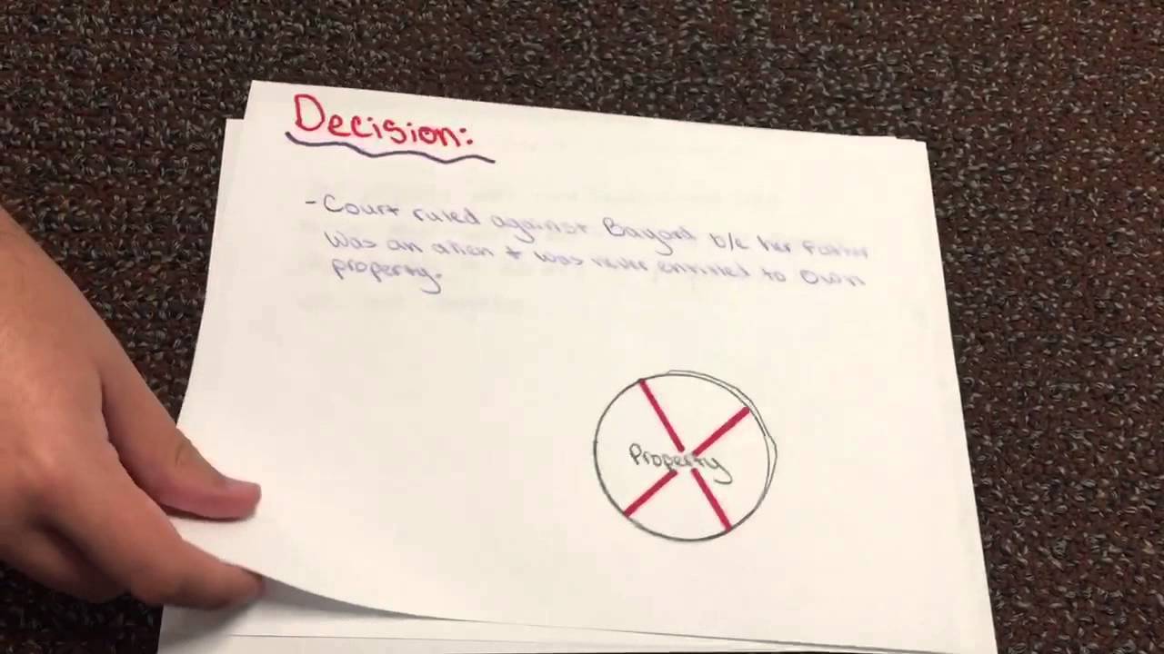 Bayard V Singleton Court Case Overview YouTube