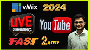How to Live Stream YouTube | vMix software Tutorial Live Streaming | vMix Hindi Tutorial