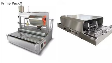 Manual Cellophane Wrapping Machine + Pneumatic Semi Automatic Cellophane Sealing Machine