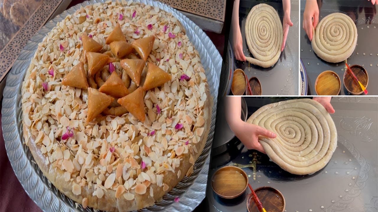 محنشة باللوز لي كيحماقوا عليها كلياني بعقدة معلكة 4K بجميع اسرارها خطوة خطوة للمبتدئات+ذكر ثمن البيع