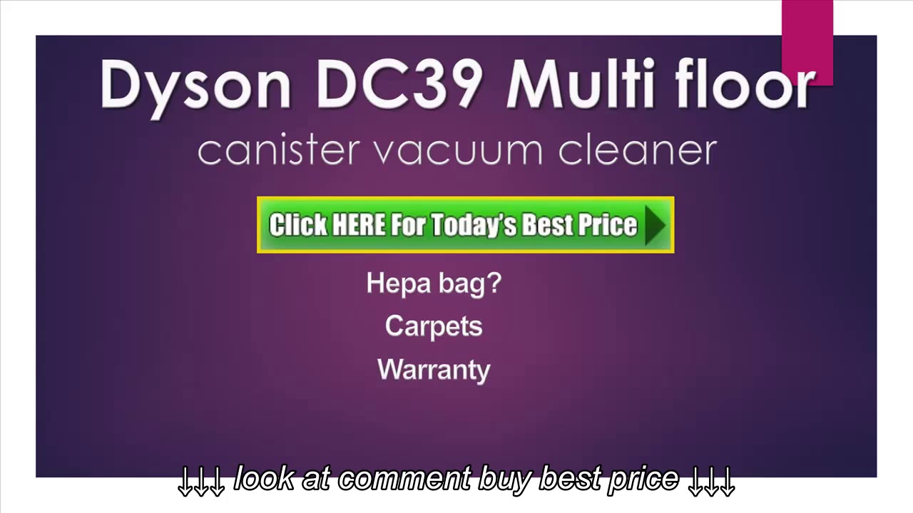 Dyson Dc39 Multi Floor Canister Vacuum Cleaner Dyson Dc39 Vacuum