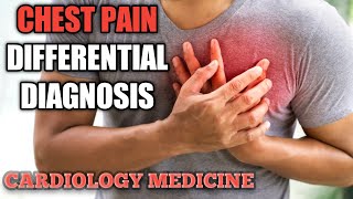 chest pain differential diagnosis || chest pain left side in Urdu/hindi || medicine lectures