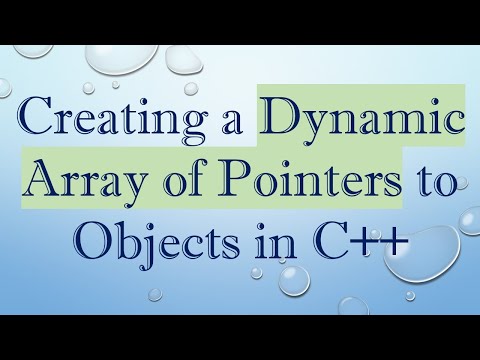 Creating a Dynamic Array of Pointers to Objects in C++