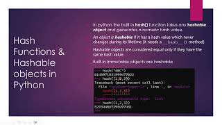 Python Set and Mapping Types 1