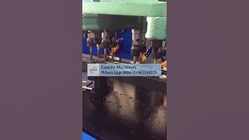 Multi axis tapping machine processing multiple holes at a time with high efficiency #automatic tappi