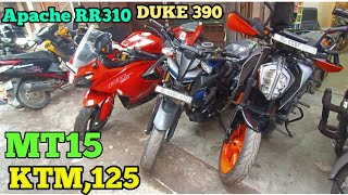 KTM 125|DUKE 390|MT 15|APACHE RR310|15 Days Old Second hand bike|Royal Enfield||Jt Vlogs