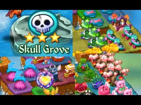 gaming logo Merge Dragons - Tapping Event Objects - Farming Skull Grove for Dragon Gems