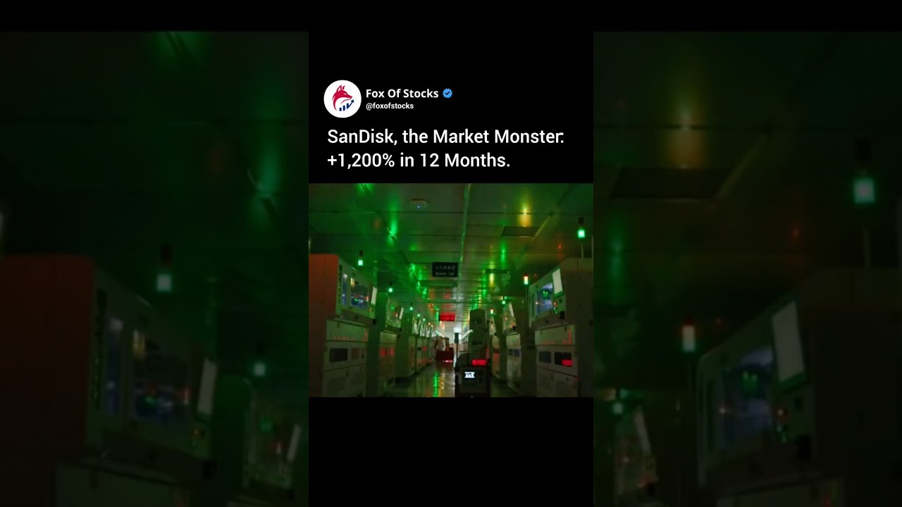 SanDisk Is The Market Monster! +1200% In 12 Months 🤯💸 