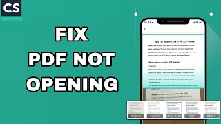 How To Fix And Solve PDF Not Opening On CamScanner App | Final Solution screenshot 5