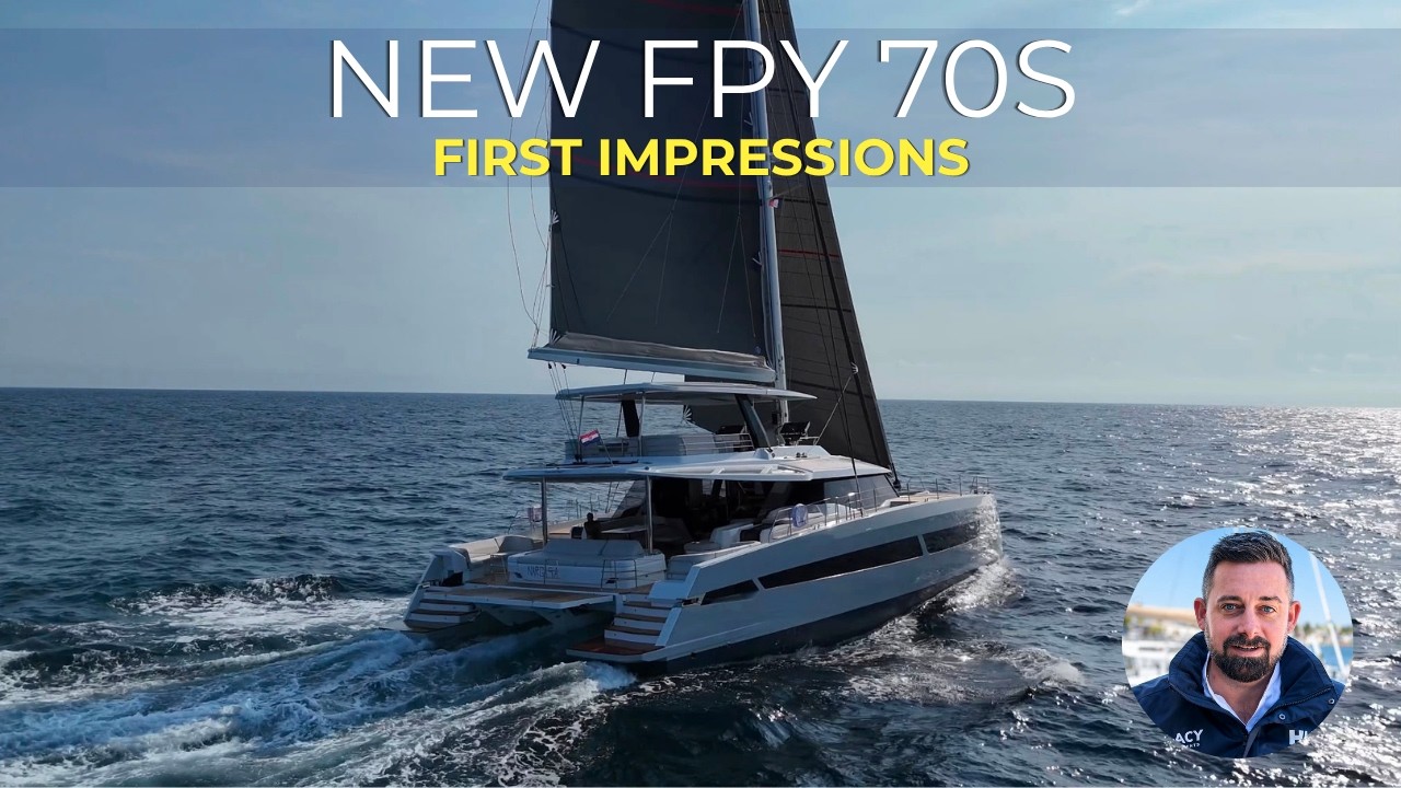 ⁣The New Fountaine Pajot FPY 70S | First Impressions On Board