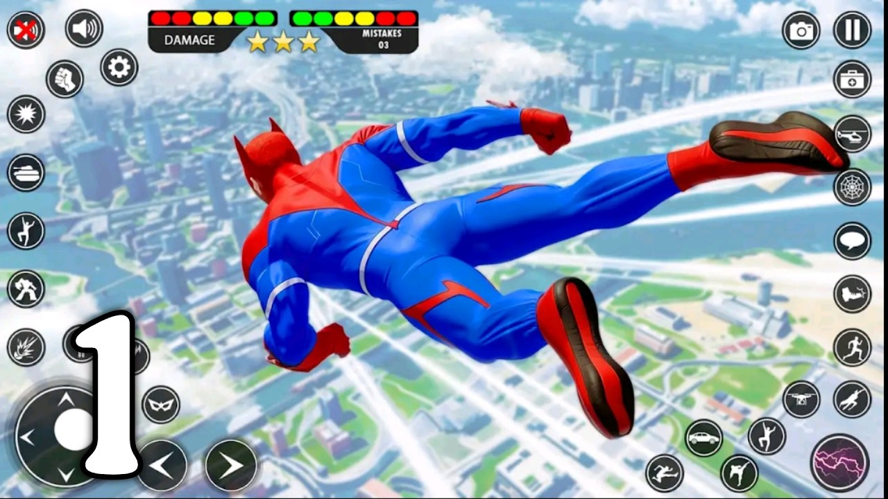 Spider Hero City Rescue 3D Android Gameplay Part 1