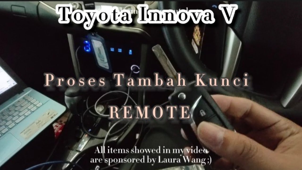 Proses cara menambah remote baru di Toyota Innova Immo dan Remote - YouTube