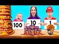 COMIENDO 100 CAPAS de COMIDA de OXXO con Nasya y Spay 😰🍕| Karla Bustillos