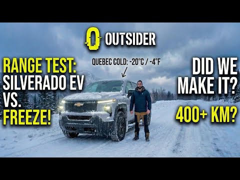 One of the Harshest Real-World Tests: 2026 Silverado EV vs. -20°C (-4°F)