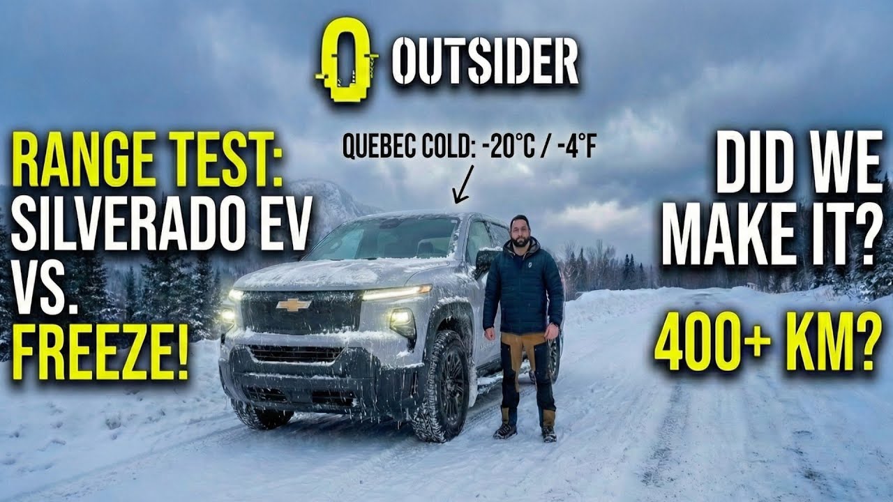 Одно из самых суровых испытаний в реальных условиях: электромобиль Silverado EV 2026 года при тем...