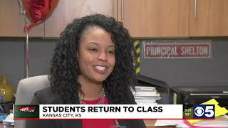 Students return to class in KCK
