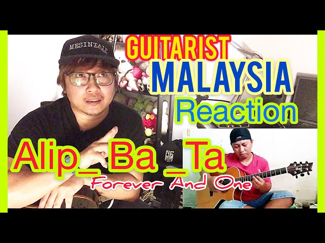 ALIP_BA_TA FOREVER AND ONE (Halloween Cover) | REACTION MALAYSIA GITARIS class=