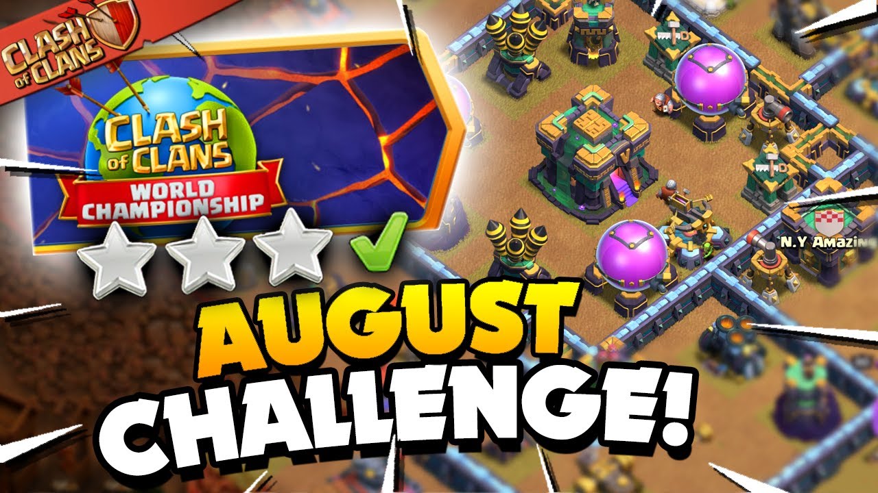 3 Star the August Qualifier Challenge (Clash of Clans) - YouTube