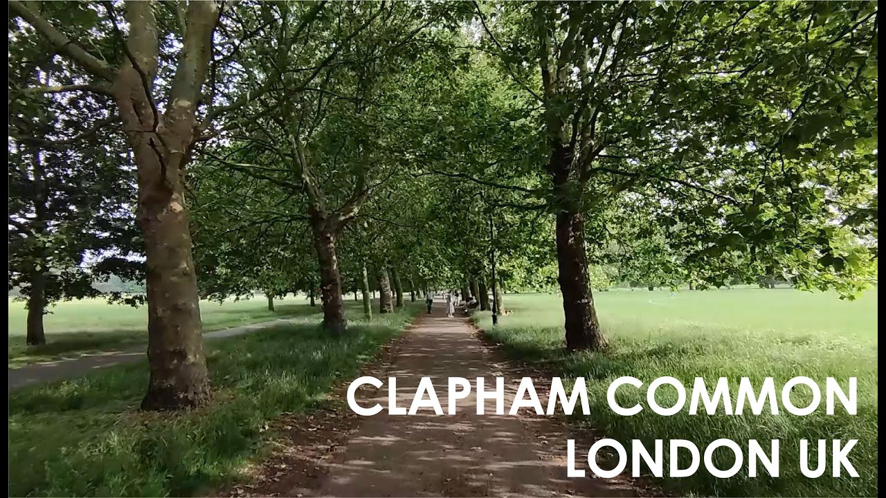 Walk in Clapham Common London - virtual walk in London's green spaces
