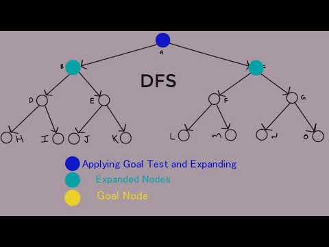 Breadth First Search and Depth First Search Algorithm Animation