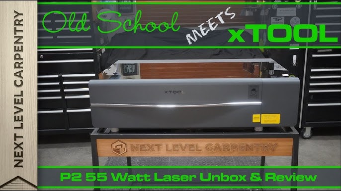 xTool P2 55W CO2 Laser Cutter & Engraver Machine Bundle