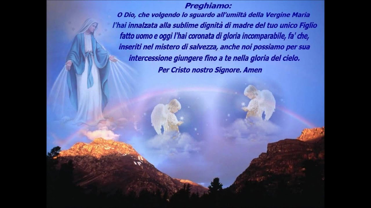 Novena a Maria Assunta - YouTube
