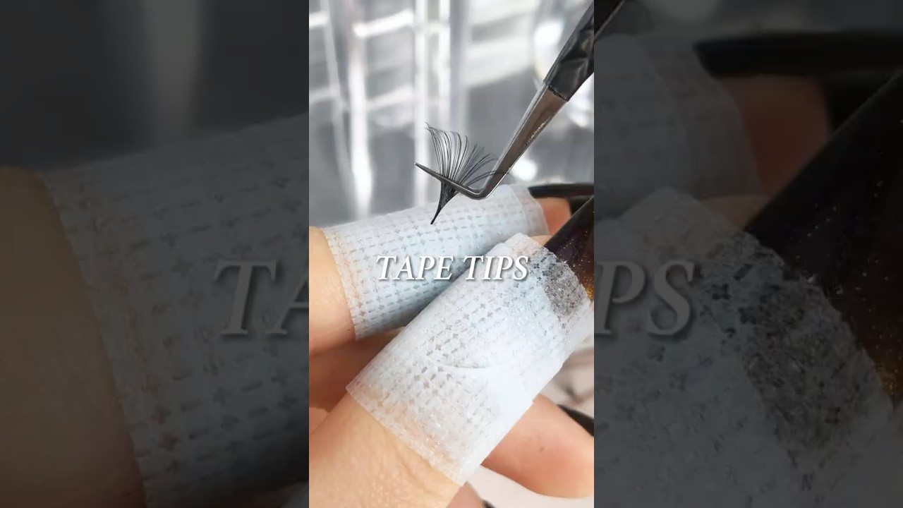 Lash Fan Too Flat? Try This Tape Trick!