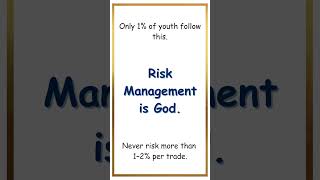 Only 1% Follow This Rule 😱 | Trading Risk Management Tips 💹 #shorts #trading #viral