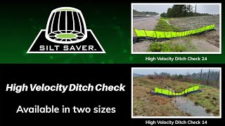 High Velocity Ditch Check 14 & 24 alternative to rock check dams