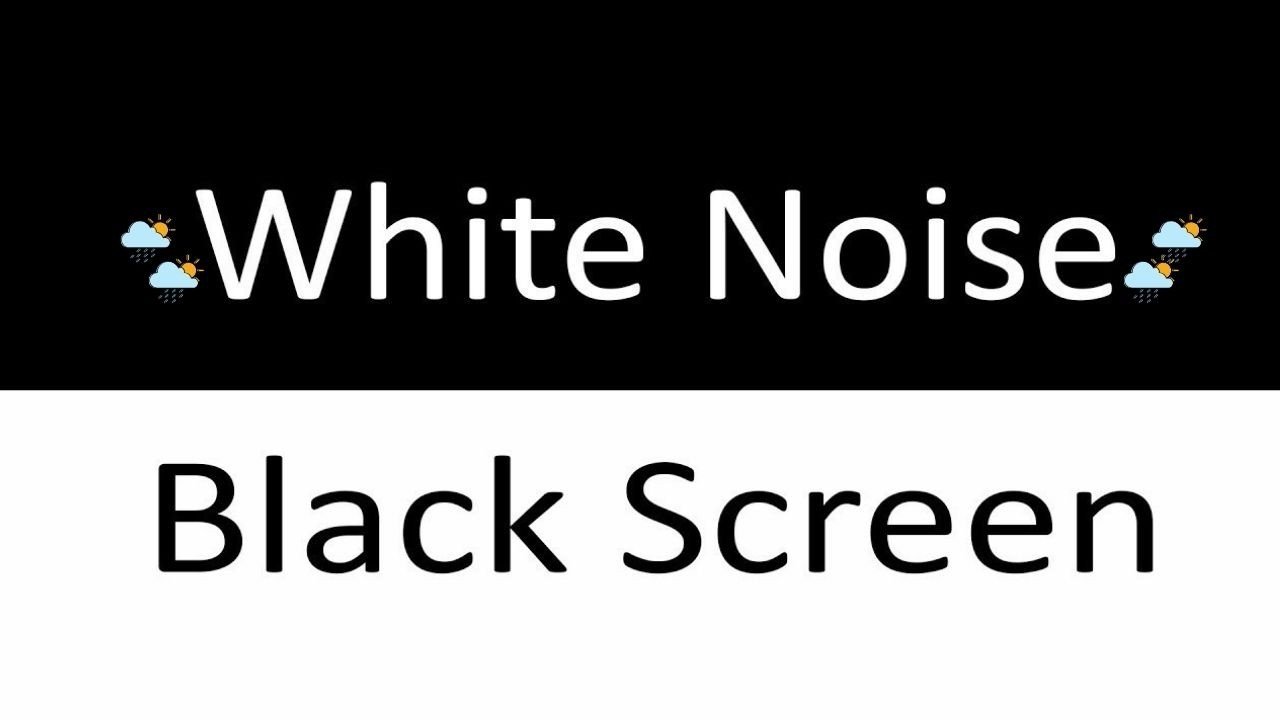 White Noise Black Screen No Ads | Non-Stop Relaxing Sound for Meditation, Rest and Stress Relief