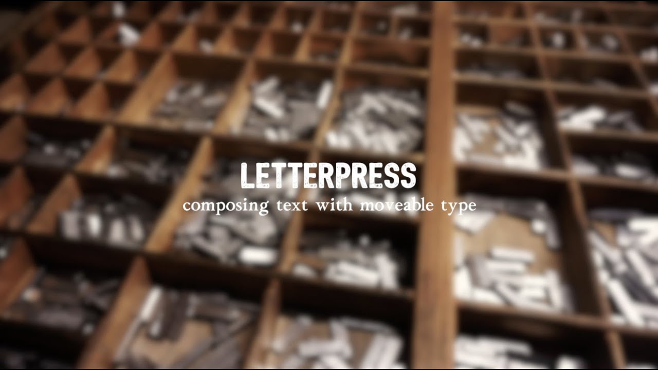 Letterpress YouTube