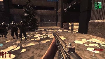 CoD WaW: Custom Zombie Map Refinery SOLO part 1 (PC) ᴴᴰ