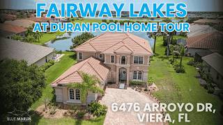 Inside Viera's Most OPULENT 3,500 Sq Ft Lakefront Estate with 20ft Ceilings!