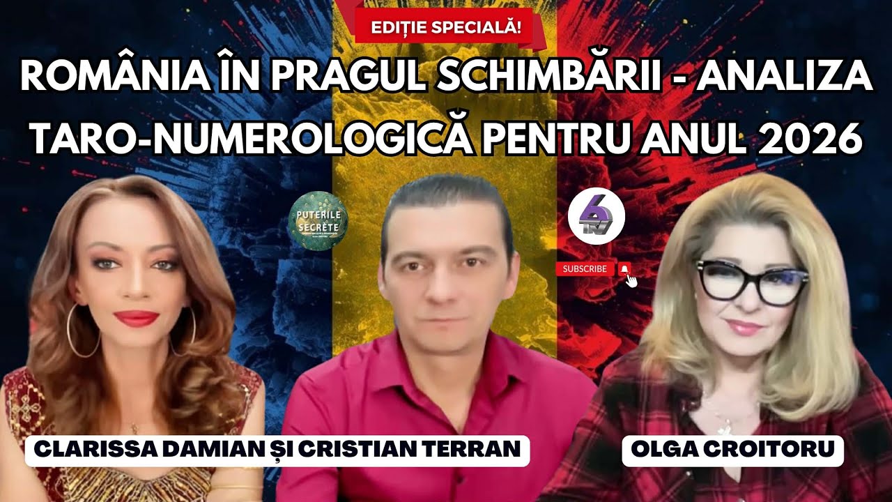 ROMÂNIA ÎN PRAGUL SCHIMBĂRII - ANALIZA TARO-NUMEROLOGICĂ PENTRU ANUL 2026 - CU CRISTIAN ȘI CLARISSA