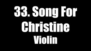 EE #33 Song For Christine