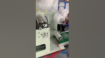 Film laminating and rotary die cutting machine